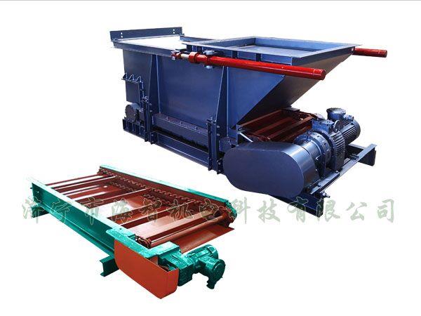 鏈板式給料機(jī)包括電控系統(tǒng)，電控系統(tǒng)包括就地控制系統(tǒng)和/或遠(yuǎn)程控制系統(tǒng)